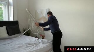 EVILANGEL Slutty Russian Wife Caught Cheating & DP'd for her Affair - Kitana Lure